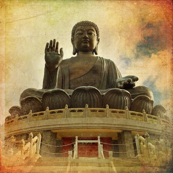 El Buda Gigante en Hong Kong, China — Foto de Stock