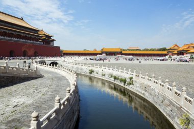 Pekin'de Yasak Şehir güzel görünümü