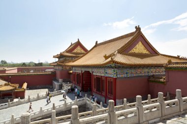 Pekin'de Yasak Şehir güzel görünümü