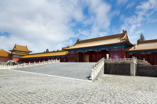 Prachtig uitzicht op de verboden stad in Beijing — Stockfoto