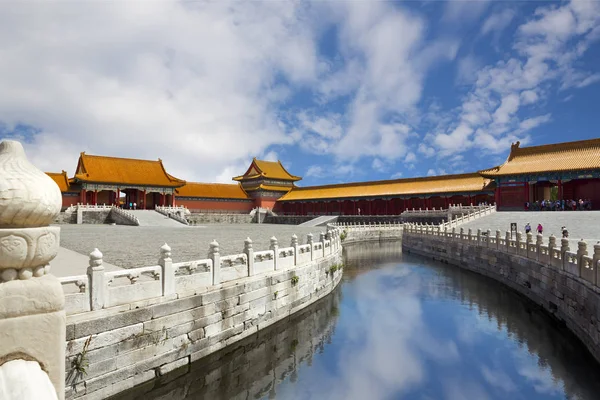 Belle vue sur la Cité Interdite à Pékin — Photo