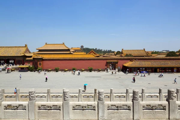 Beautiful view of the Forbidden City in Beijing — Stock Photo, Image