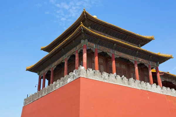 Beautiful view of the Forbidden City in Beijing Stock Image