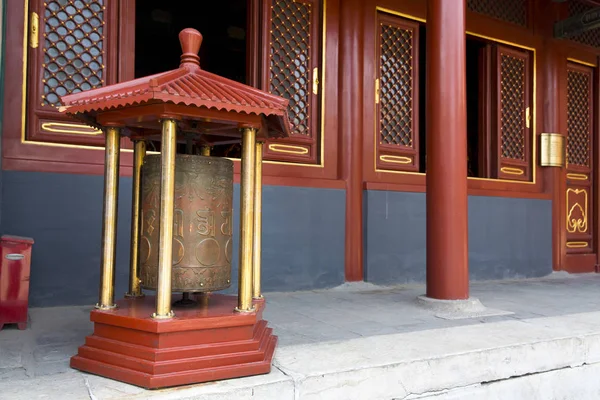 Hermosa vista del templo Lama en Beijing — Foto de Stock