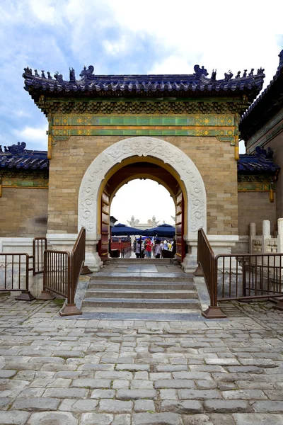 La hermosa vista del Templo del Cielo en Beijing —  Fotos de Stock