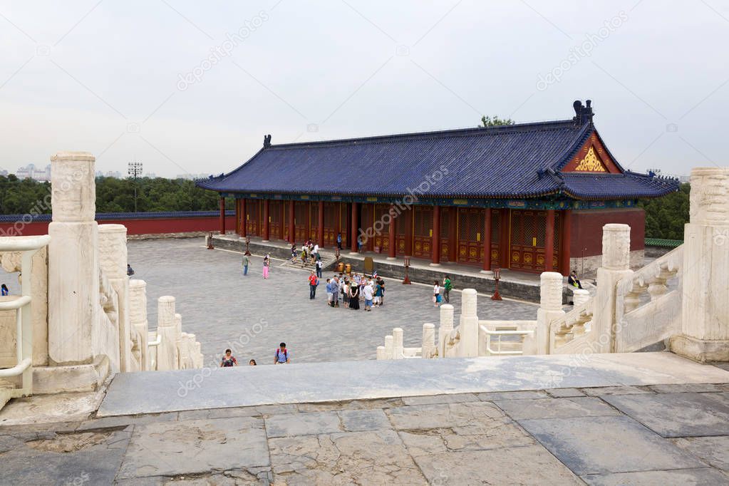 The beautiful view of the Temple of Heaven in Beijing