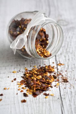 doğranmış kırmızı biber