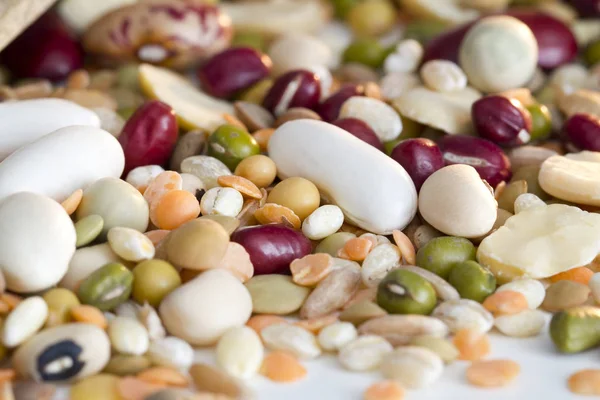 Mixed vegetables on a white background — Stock Photo, Image