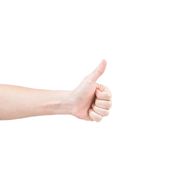 Isolated hand on a white background — Stock Photo, Image