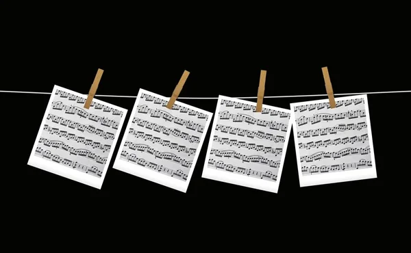 Partitura musical — Fotografia de Stock