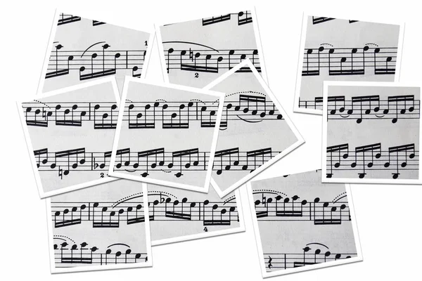 Partitura musical — Fotografia de Stock