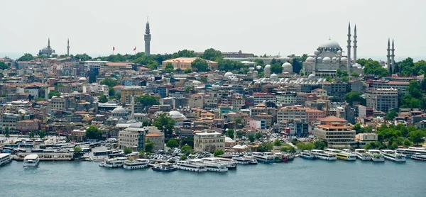 Istanbul Turquie Mai Vue Des Bâtiments Long Bosphore Istanbul Turquie — Photo