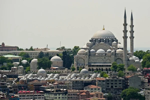 Istanbul Turquia Maio Vista Dos Edifícios Longo Bósforo Istambul Turquia — Fotografia de Stock