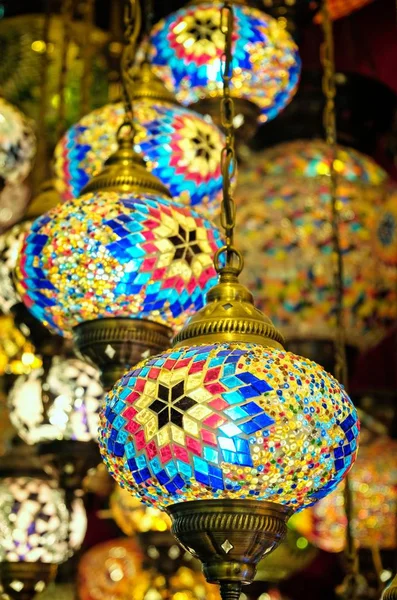 İstanbul, Türkiye-25 Mayıs: Istanbul 'da Kapalıçarşı 'da Satılık ışıklar 25 Mayıs 2018