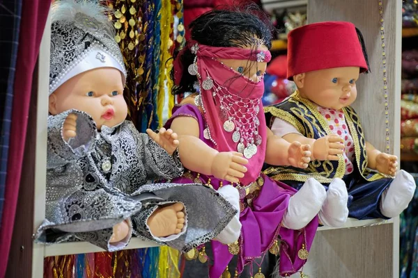 Istanbul Turkey May Dolls Sale Grand Bazaar Istanbul Turkey May — Stock Photo, Image