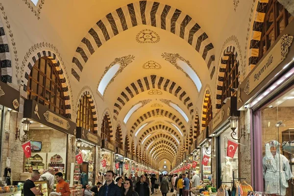 Istanbul Turkiet Maj Människor Vandra Genom Spice Bazaar Istanbul Turkiet — Stockfoto