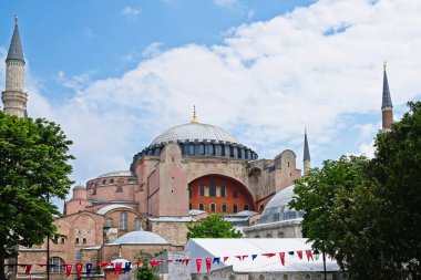 İstanbul, Türkiye-26 Mayıs: Istanbul 'da Ayasofya Müzesi 'nin dış görünümü 26 Mayıs 2018
