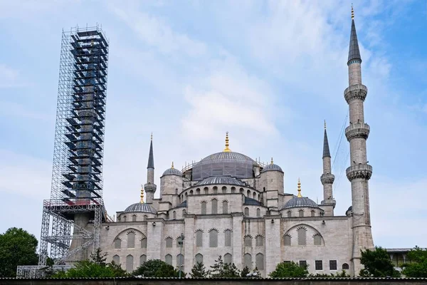 Istanbul Turquie Mai Vue Extérieure Mosquée Bleue Istanbul Turquie Mai — Photo