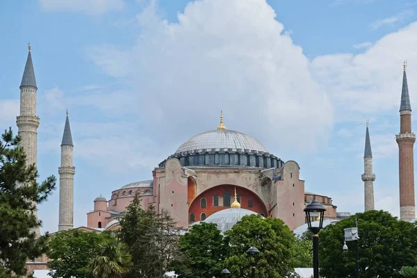 Istanbul Turkei Mai 2018 Aussenansicht Des Hagia Sophia Museums Istanbul — Stockfoto