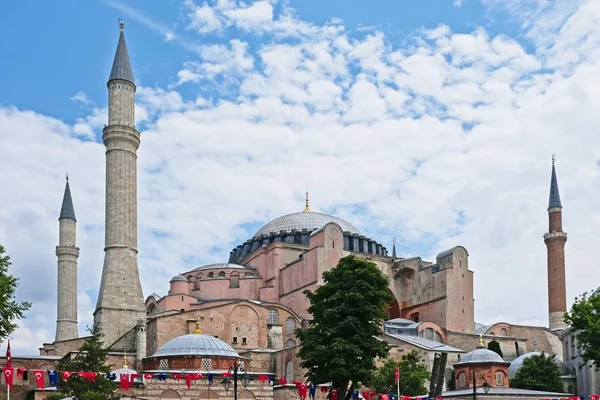 Istanbul Turkei Mai 2018 Aussenansicht Des Hagia Sophia Museums Istanbul — Stockfoto