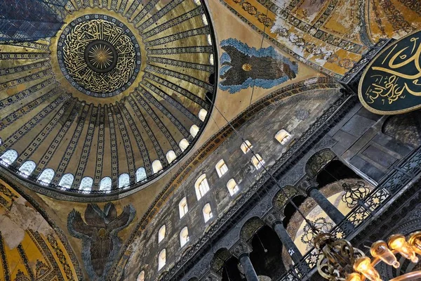 Istanbul Turecko Květen Vnitřní Pohled Muzeum Hagia Sophia Istanbulu Května — Stock fotografie