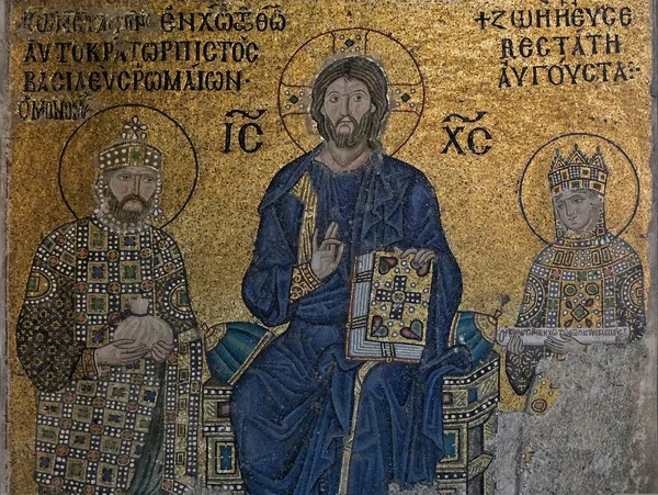 Istanbul Turkei Mai 2018 Beispiel Christlicher Kunst Hagia Sophia Museum — Stockfoto