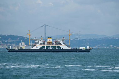 İstanbul, Türkiye-26 Mayıs: Istanbul 'da Boğaziçi 'ne tekne gezisi 26 Mayıs, 2018, tanımlanamayan insanlar