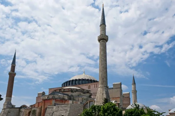 Istanbul Turquia Maio Vista Exterior Museu Hagia Sophia Istambul Turquia — Fotografia de Stock