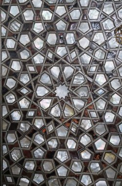 Istanbul, Türkiye - 27 Mayıs: Topkapı Sarayı ve Müzesi Istanbul Türkiye'de 27 Mayıs 2018 iç görünüm