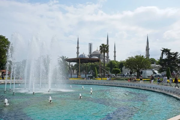 Istanbul Türkiye Mayıs Görünüm Mayıs 2018 Sultanahmet Istanbul Türkiye Doğru — Stok fotoğraf