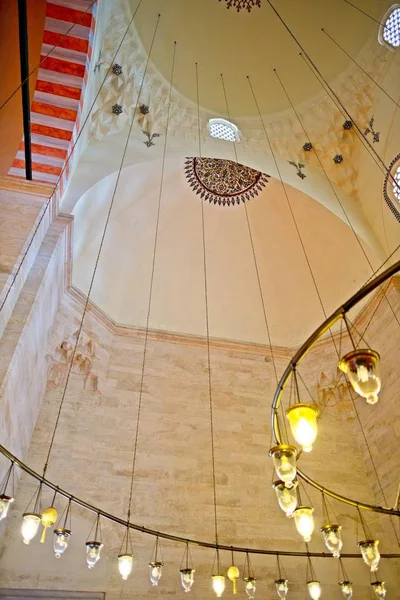 Istanbul Turecko Května Vnitřní Pohled Sulejmanova Mešita Istanbulu Turecku Května — Stock fotografie
