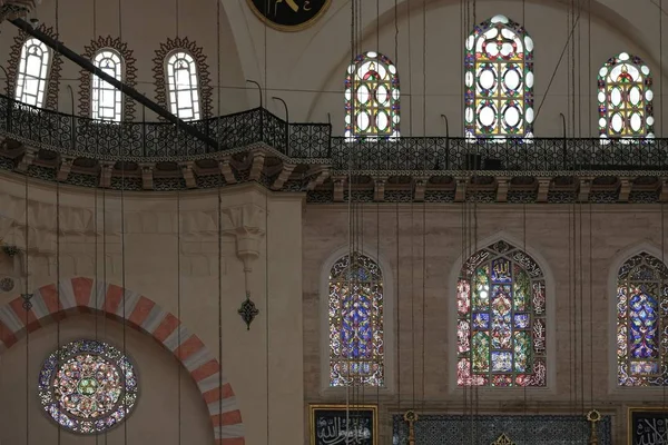Istanbul Turkije Mei Binnenaanzicht Van Suleymaniye Moskee Istanboel Mei 2018 — Stockfoto