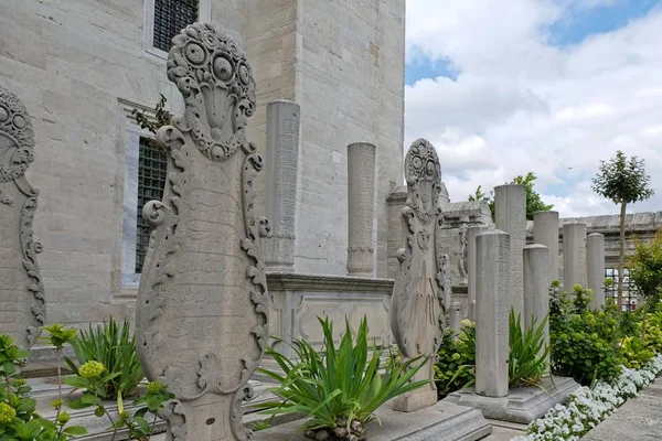 Istanbul Turkiet Maj Graveyard Grunderna För Den Suleymaniye Moskén Istanbul — Stockfoto