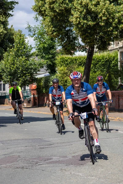 Cardiff Galler Temmuz Temmuz 2018 Üzerinde Velothon Bisiklete Binme Olay — Stok fotoğraf