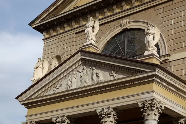 Монза Италия Европа Октября Фасад Церкви Херардо Аль Корпо Монце — стоковое фото