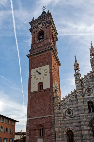 Monza Italië Europa Oktober Buitenkant Uitzicht Kathedraal Monza Italië Oktober — Stockfoto