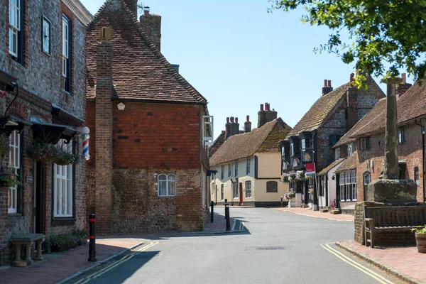 Alfriston Sussex July View High Street Alfriston Sussex July 2018 — Stock Photo, Image
