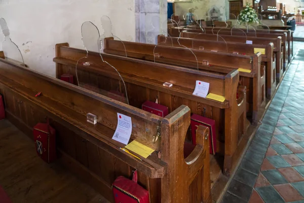 Alfriston Sussex Luglio Silhouete Plexiglas Militari Che Hanno Dato Vita — Foto Stock