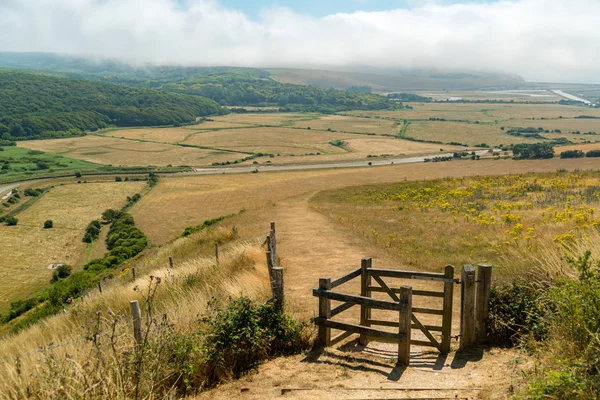 Vista Panorâmica Paisagem Rural Sussex — Fotografia de Stock