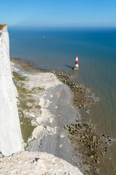 Beachey Głowa Sussex Lipca Widok Latarnię Morską Beachy Head East — Zdjęcie stockowe