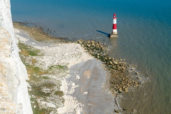 Beachey Głowa Sussex Lipca Widok Latarnię Morską Beachy Head East — Zdjęcie stockowe