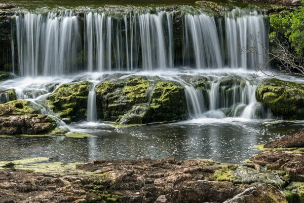 Weergave Van Aysgarth Falls Aysgarth Het Yorkshire Dales National Park — Stockfoto