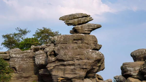 Vista Panoramica Delle Rocce Brimham Nello Yorkshire Dales National Park — Foto Stock