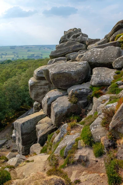 Malerischer Blick Auf Die Brimham Felsen Yorkshire Dales Nationalpark — Stockfoto