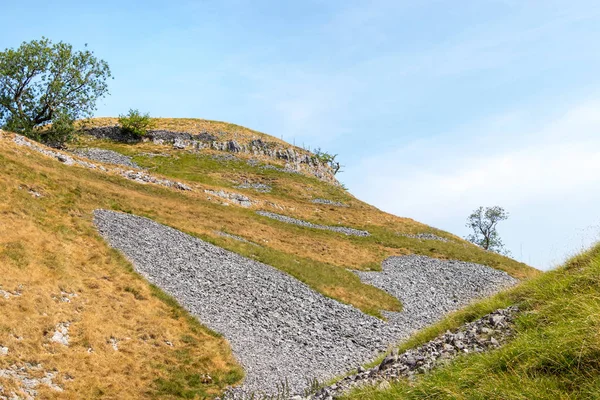 Vista Del Campo Alrededor Del Pueblo Conistone Parque Nacional Yorkshire —  Fotos de Stock