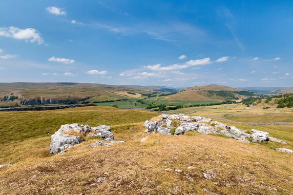 Utsikt Över Conistone Pie Berget Nationalparken Yorkshire Dales — Stockfoto
