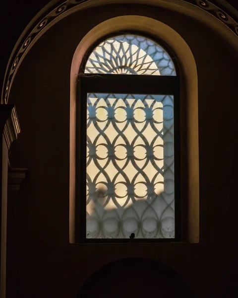 Lecco Lombardei Italien Oktober Ungewöhnliches Fenster Der Basilika Von San — Stockfoto