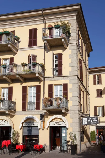 Lake Como Italien Europa Oktober Street Scen Lecco Italien Oktober — Stockfoto