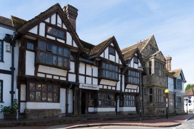 East Grinstead, West Sussex'deki / / Uk - 18 Ağustos: Clarendon House East Grinstead West Sussex'deki / daki görünümünü üzerinde 18 Ağustos 2018