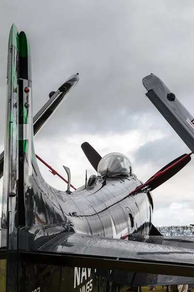 Goodwood West Sussex September Douglas Skyraider Geparkeerd Goodwood September 2012 — Stockfoto